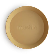 Load image into Gallery viewer, Round Dinnerware Plates, Set of 2 (Mustard)