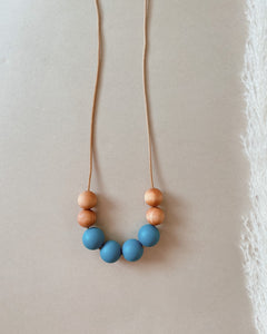 VIBRANT | Silicone + Wood Necklace