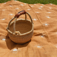 Load image into Gallery viewer, MINI BOLGA | Natural Basket with Leather Handle
