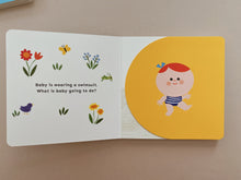 Load image into Gallery viewer, What is baby going to do? Flap Flap Board Book